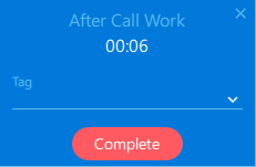 After call work window
