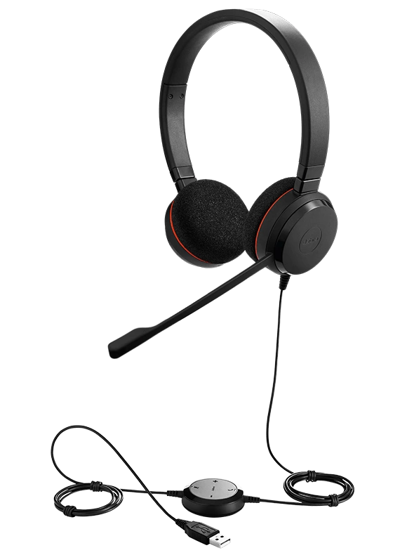 USB Headset with Call Control Buttons