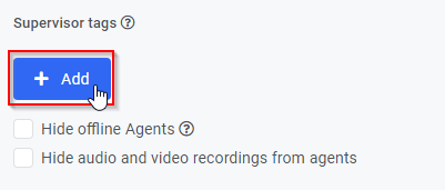 Add supervisor tag