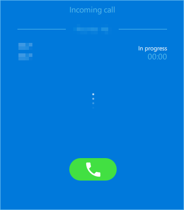 Decline call and Ignore call buttons are disabled