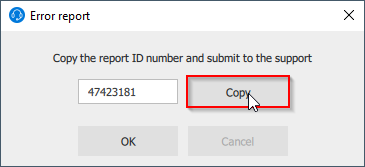 Copy report ID
